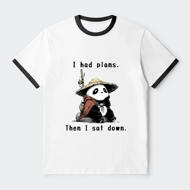 Tokyo-Tiger The Maybe Later Panda Trim T-Shirt