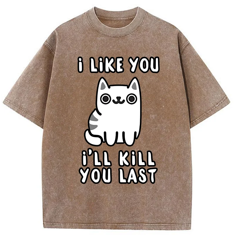 Tokyo-Tiger Cats And Humans Have A Love-hate Relationship Washed T-Shirt