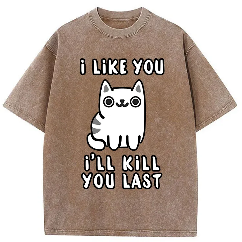 Tokyo-Tiger Cats And Humans Have A Love-hate Relationship Washed T-Shirt