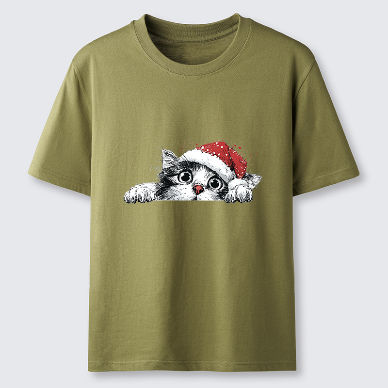 Tokyo-Tiger The Curious Christmas Cat Classic T-Shirt