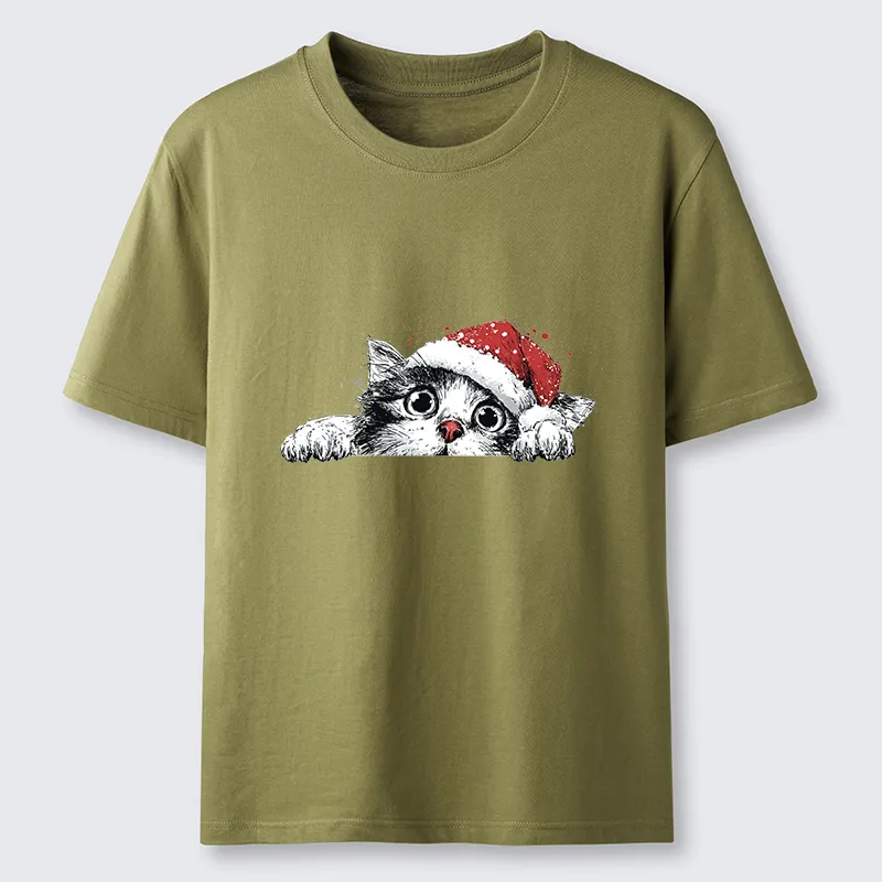 Tokyo-Tiger The Curious Christmas Cat Classic T-Shirt
