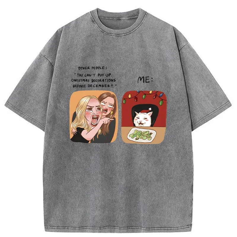 Tokyo-Tiger Christmas Meme Washed T-Shirt Sale