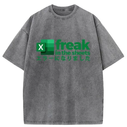 Tokyo-Tiger Freak In The Sheets Washed T-Shirt