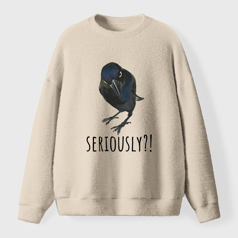 Tokyo-Tiger Raven's Question Fuzzy Sweatshirt