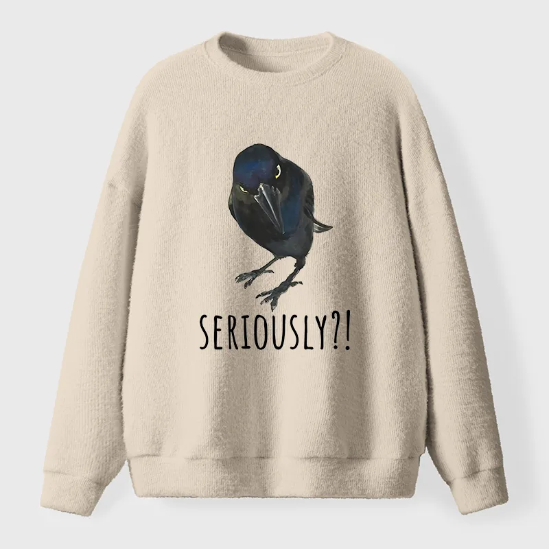 Tokyo-Tiger Raven's Question Fuzzy Sweatshirt