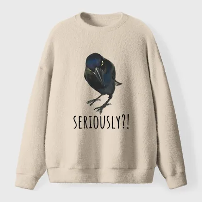 Tokyo-Tiger Raven's Question Fuzzy Sweatshirt