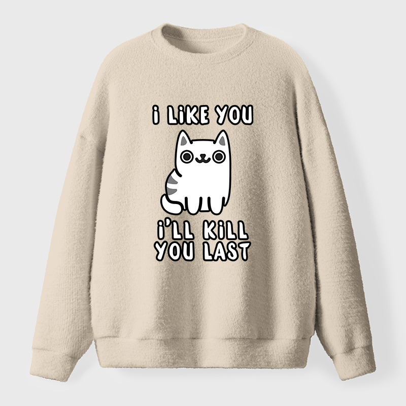 Tokyo-Tiger Cats And Humans Have A Love-hate Relationship Fuzzy Sweatshirt