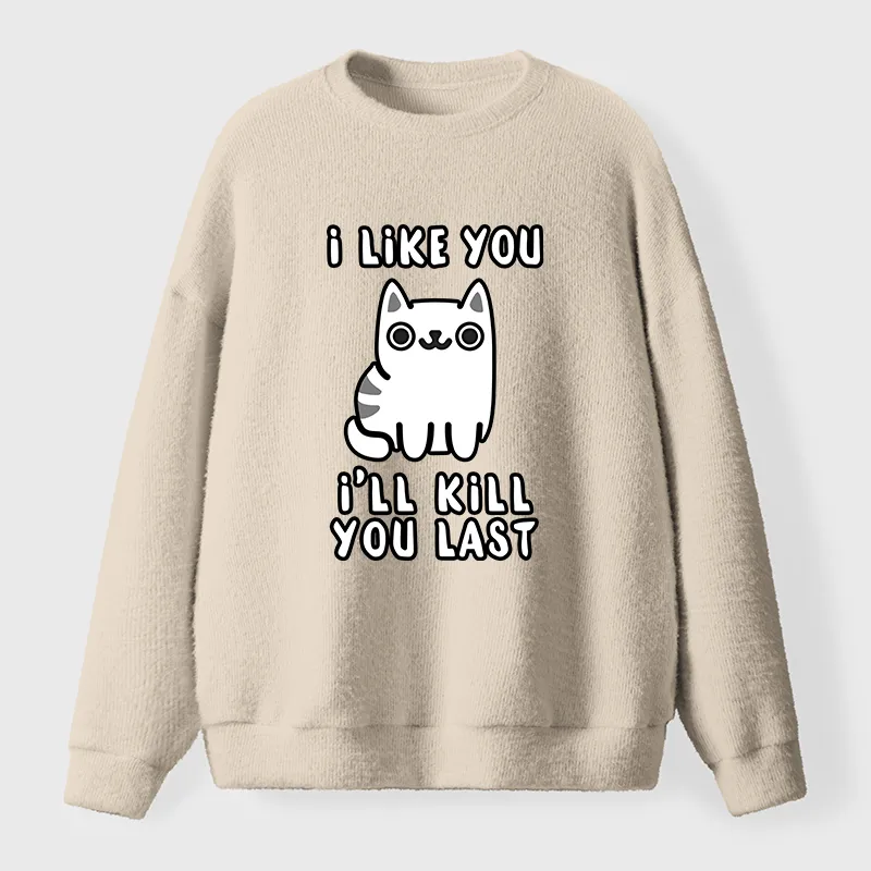 Tokyo-Tiger Cats And Humans Have A Love-hate Relationship Fuzzy Sweatshirt