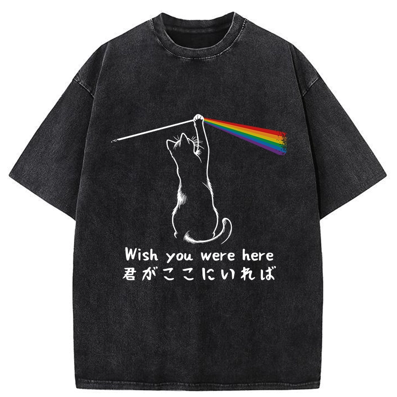 Tokyo-Tiger Wish You Were Here Washed T-Shirt