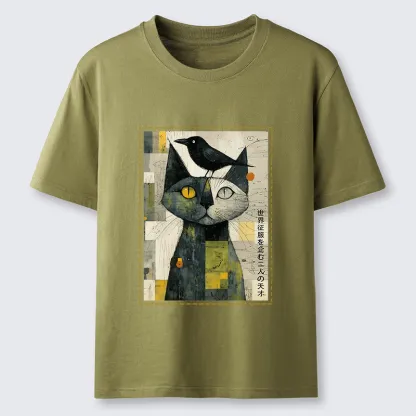 Tokyo-Tiger The Cat And The Crow Are Planning To Rule The World Classic T-Shirt