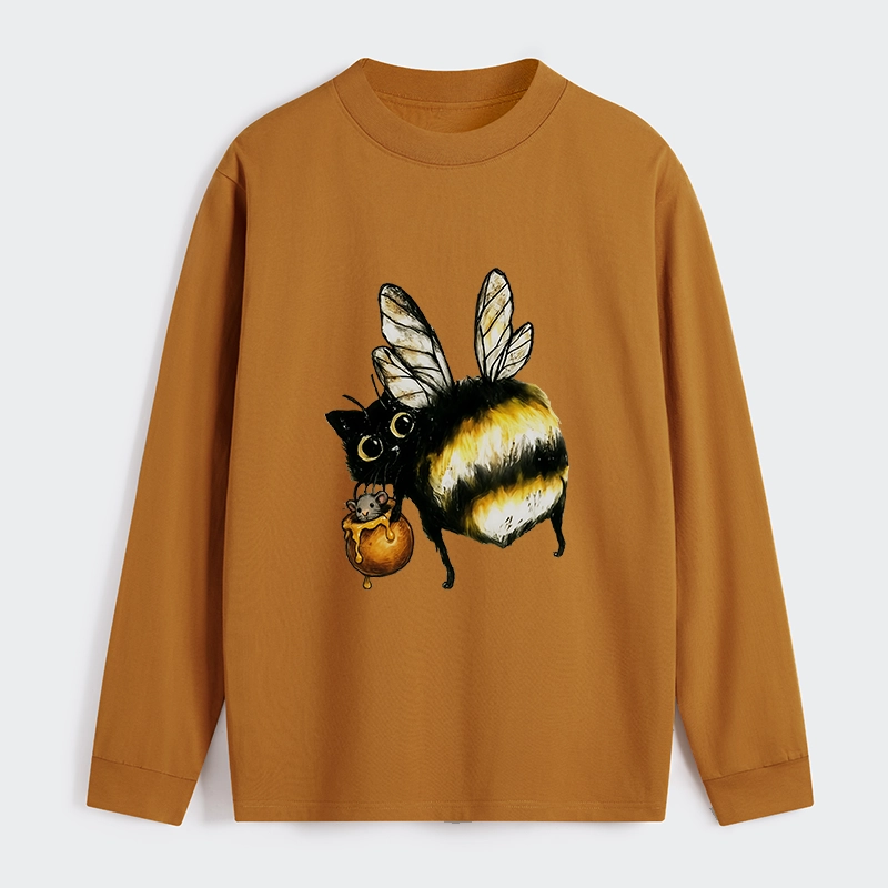 Tokyo-Tiger Cute Catbee Butt Classic Long Sleeve T-Shirt
