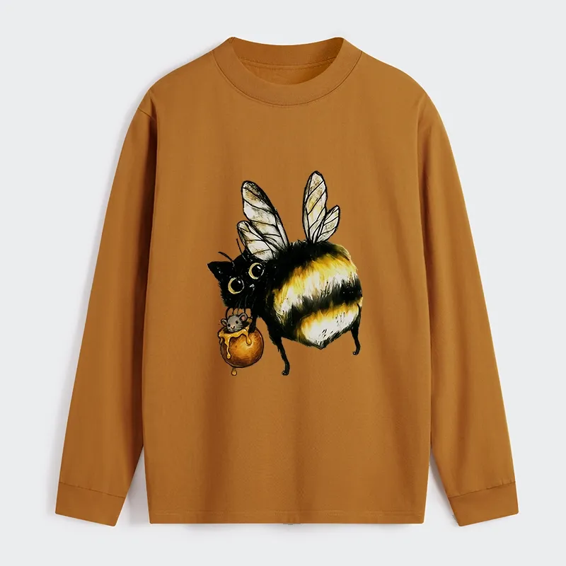 Tokyo-Tiger Cute Catbee Butt Classic Long Sleeve T-Shirt