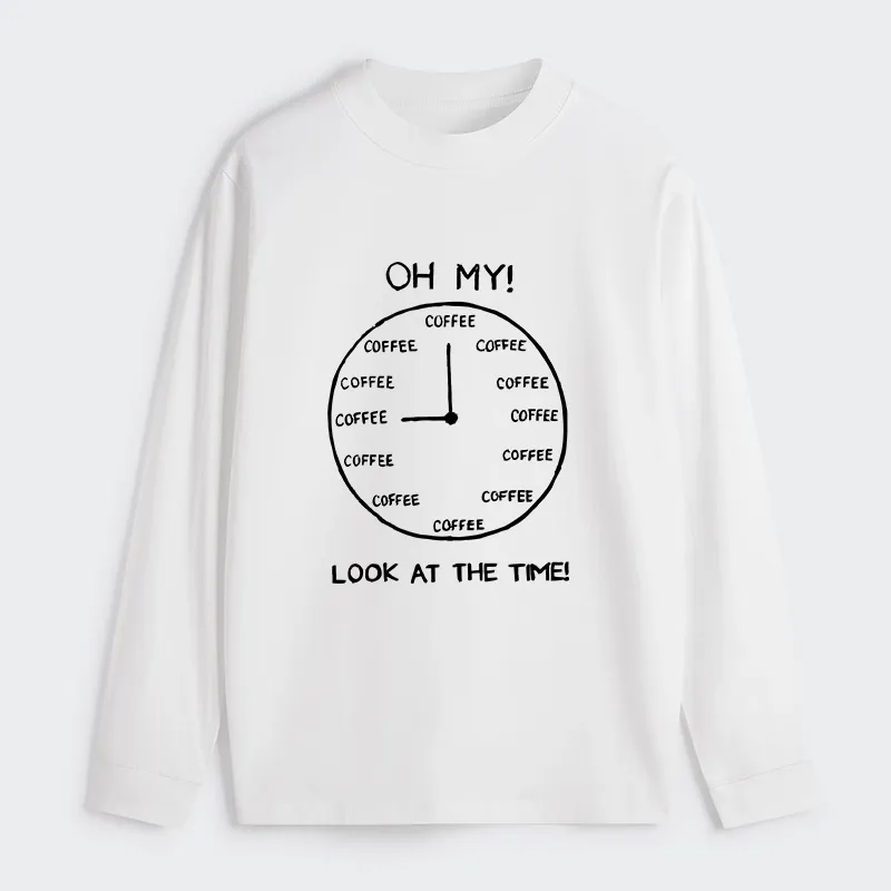 Tokyo-Tiger Coffee Time Classic Long Sleeve T-Shirt