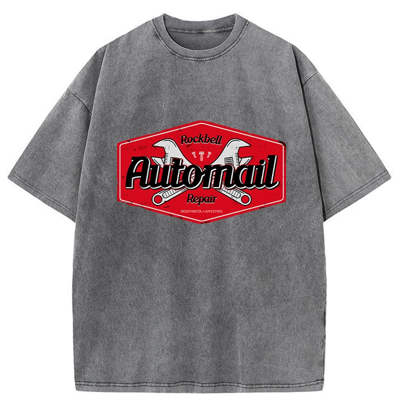 Tokyo-Tiger Rockbell Automail Japanese Washed T-Shirt