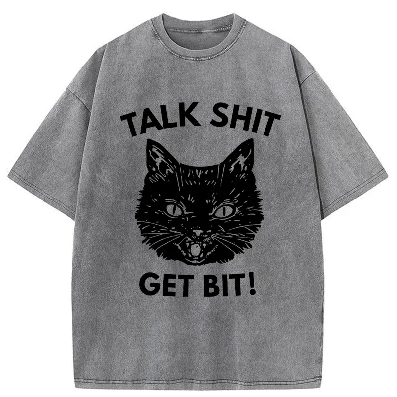 Tokyo-Tiger Consequences Of Talking Nonsense Washed T-Shirt