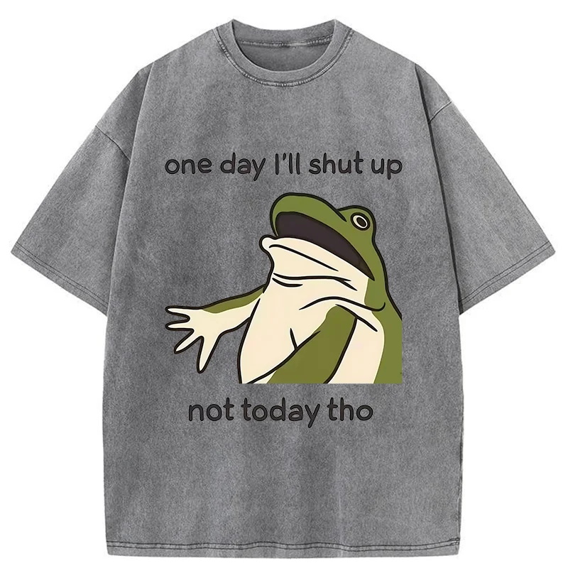 Tokyo-Tiger I Must Ramble On Today Washed T-Shirt