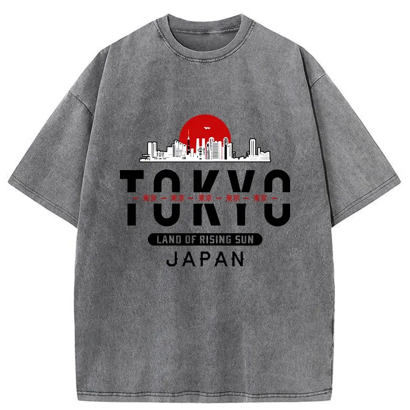 Tokyo-Tiger Tokyo Sunrise Washed T-Shirt Sale