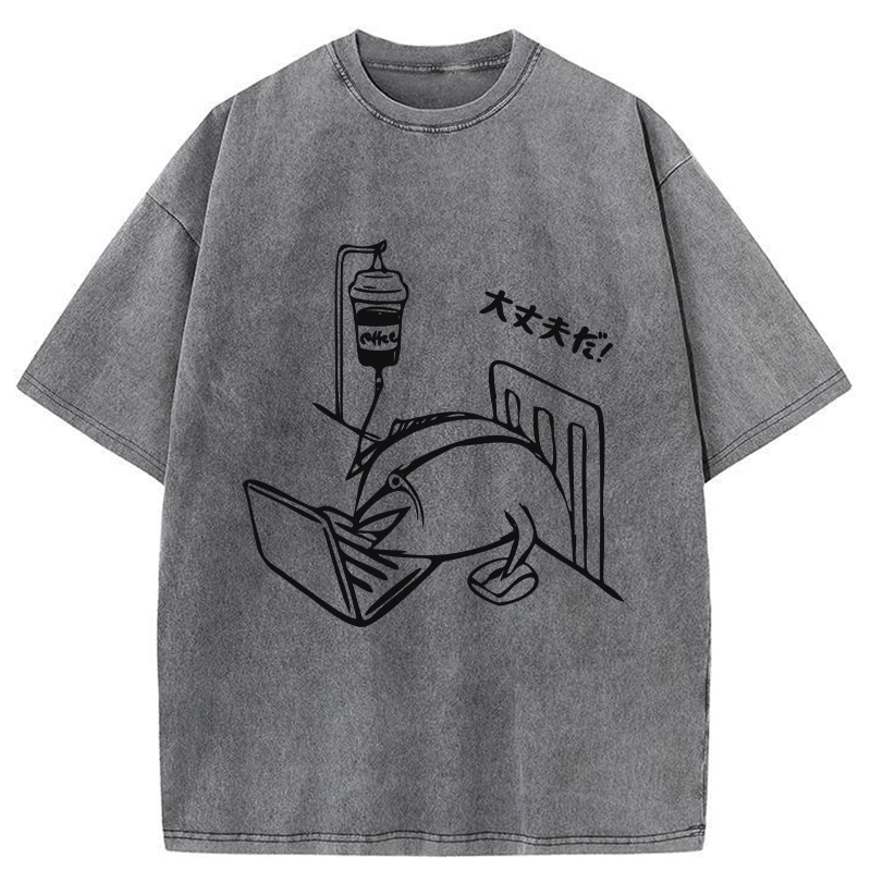 Tokyo-Tiger It's Okay Washed T-Shirt
