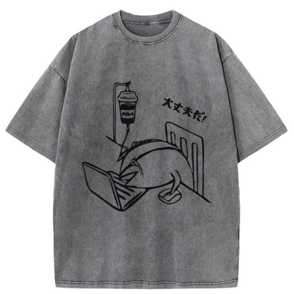 Tokyo-Tiger It's Okay Washed T-Shirt