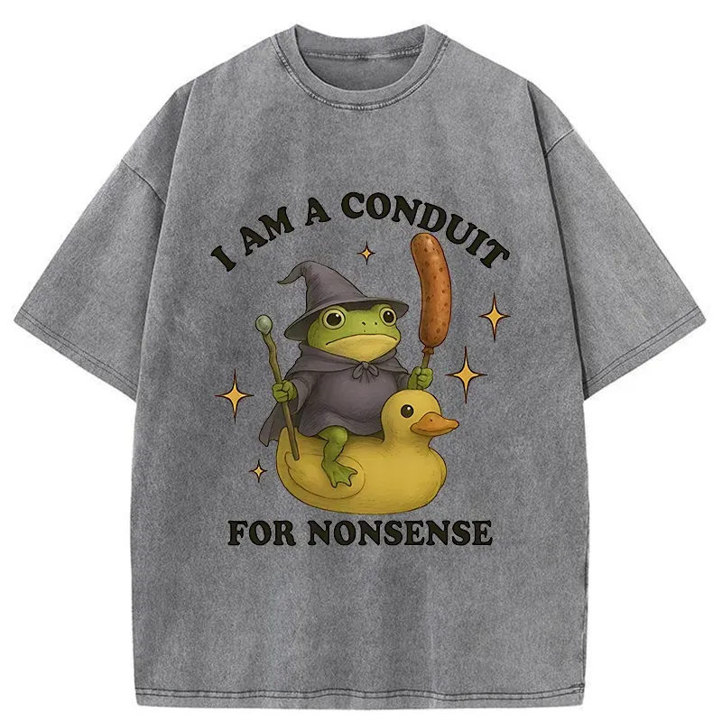 Tokyo-Tiger Nonsense Frog Washed T-Shirt Sale