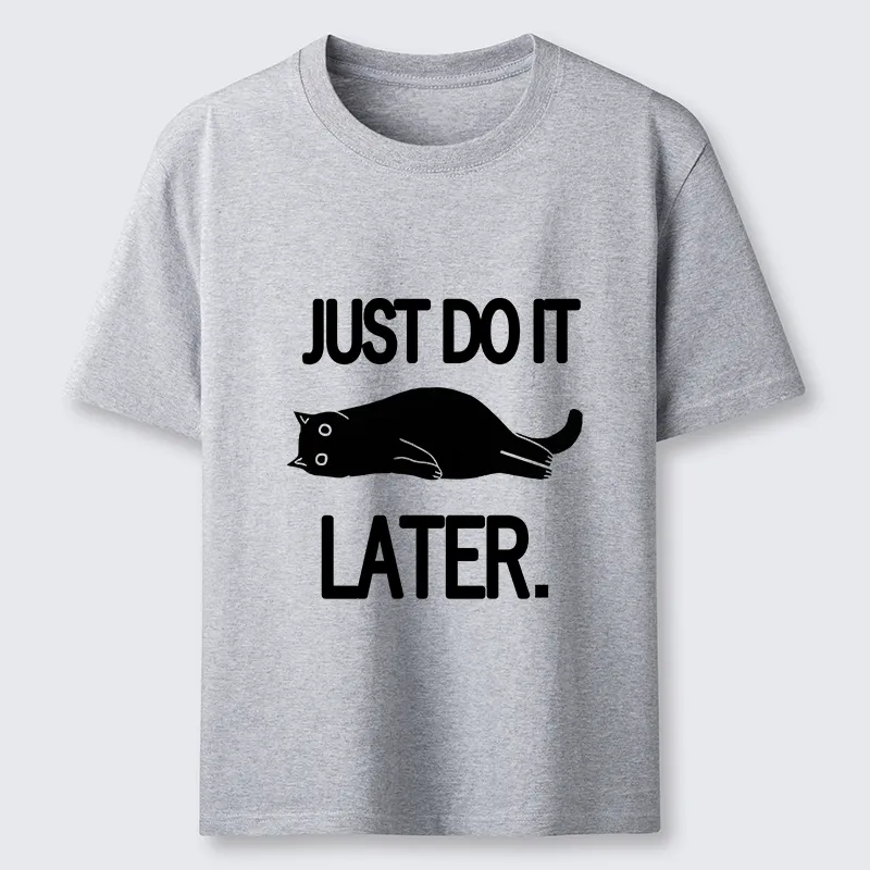 Tokyo-Tiger Just Do It Later Cat Classic T-Shirt