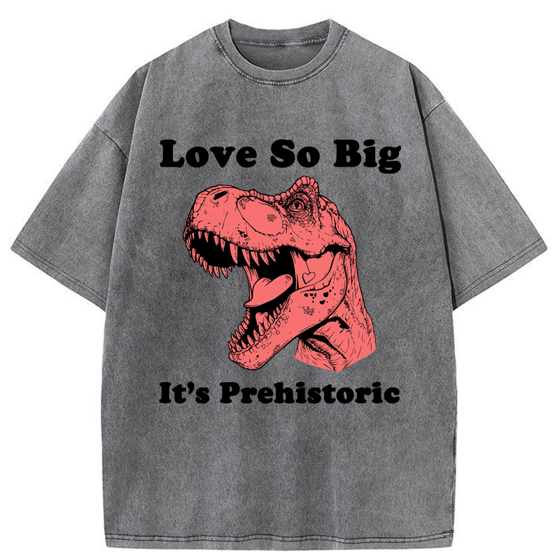 Tokyo-Tiger Prehistoric Love Washed T-Shirt