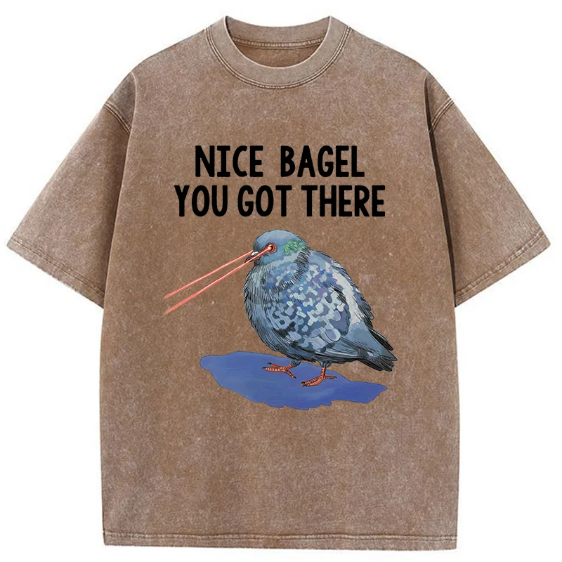 Tokyo-Tiger Laser Pigeon Washed T-Shirt