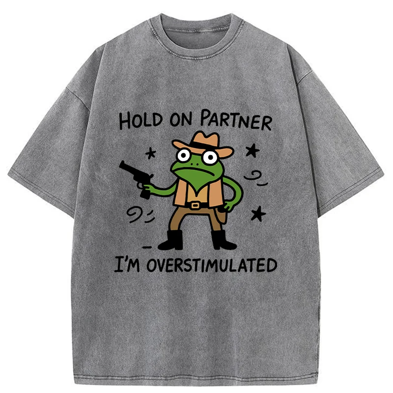 Tokyo-Tiger Overstimulated Frog Washed T-Shirt