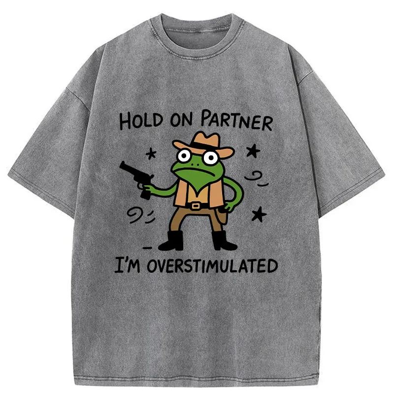 Tokyo-Tiger Overstimulated Frog Washed T-Shirt