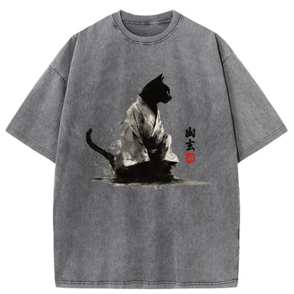 Tokyo-Tiger Depths Of Stillness Washed T-Shirt