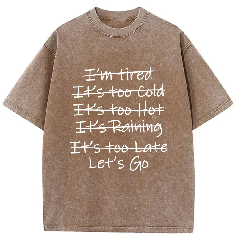 Tokyo-Tiger Let's Go Excitation Washed T-Shirt Sale