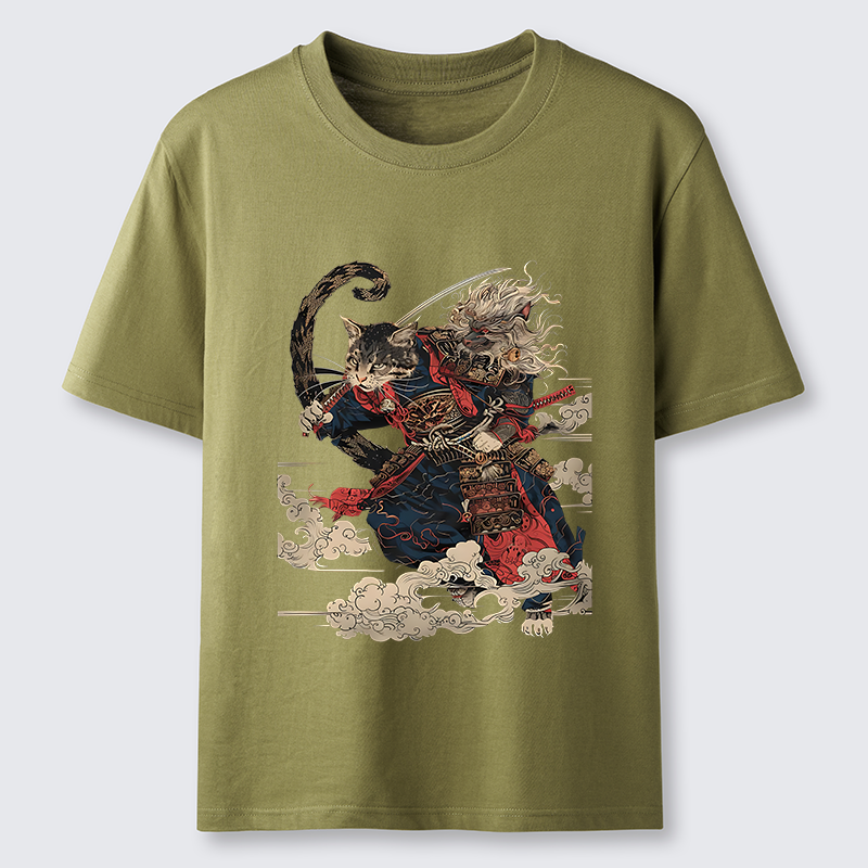 Tokyo-Tiger Gorgeous Samurai Cat Classic T-Shirt