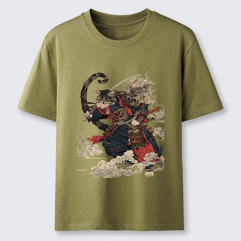 Tokyo-Tiger Gorgeous Samurai Cat Classic T-Shirt