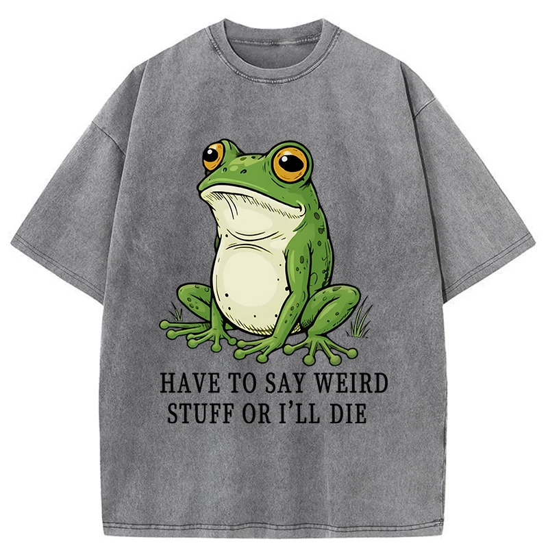 Tokyo-Tiger Strange Frog Washed T-Shirt