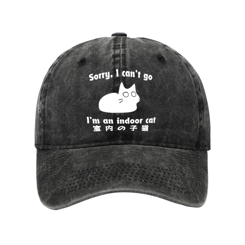 Tokyo-Tiger Indoor Kitten Washed Cap