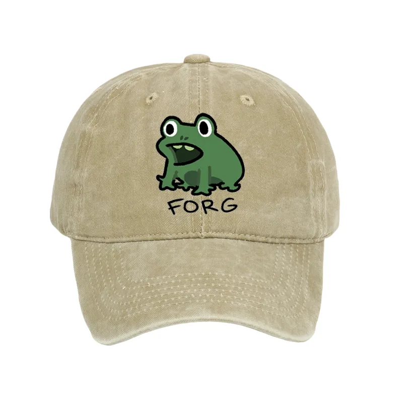 Tokyo-Tiger Funny Forg Japan Washed Cap