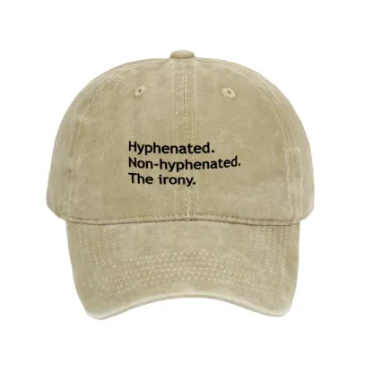 Tokyo-Tiger Hyphenated Funny Washed Cap