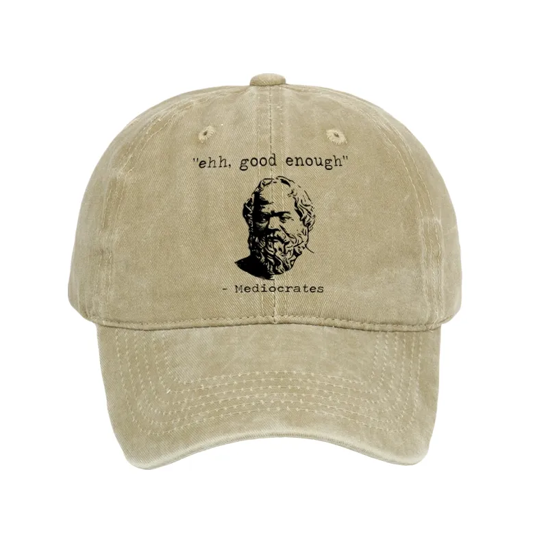 Tokyo-Tiger Mediocrates Meme Washed Cap