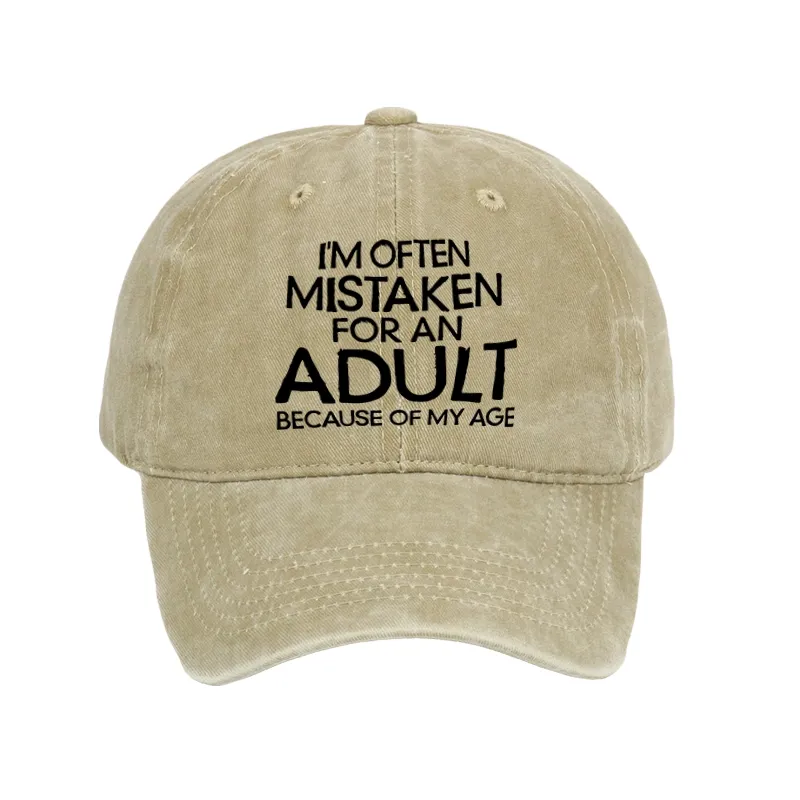 Tokyo-Tiger Old In Age But Young At Heart Washed Cap