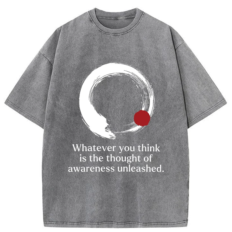 Tokyo-Tiger Zen Thought Washed T-Shirt