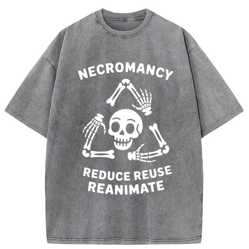 Tokyo-Tiger 3R Skull  Washed T-Shirt