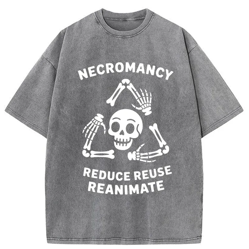 Tokyo-Tiger 3R Skull  Washed T-Shirt