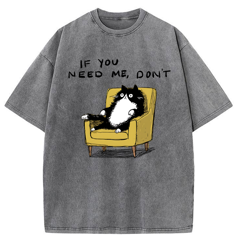 Tokyo-Tiger Unavailable Cat Washed T-Shirt