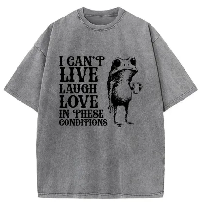 Tokyo-Tiger Frogs That Cannot Survive Washed T-Shirt