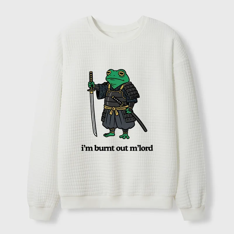 Tokyo-Tiger Tired Frog Waffle Sweatshirt