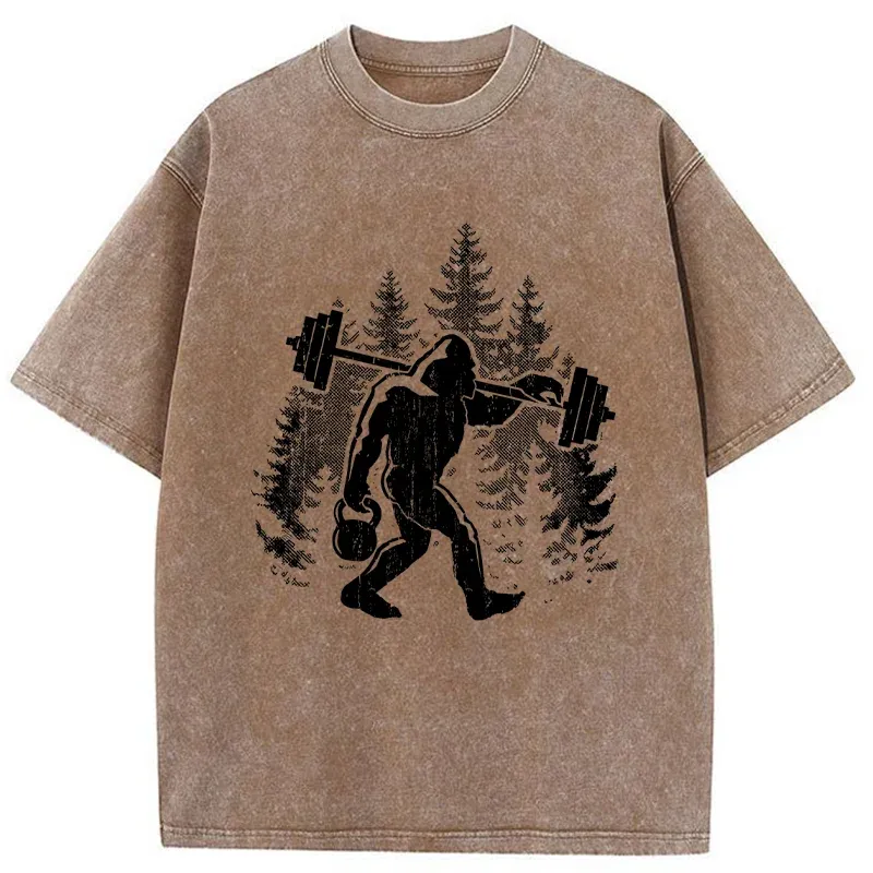 Tokyo-Tiger Bigfoot Workout Washed T-Shirt