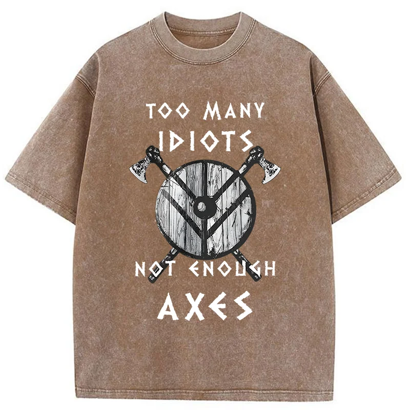 Tokyo-Tiger Viking Quotes Meme Washed T-Shirt