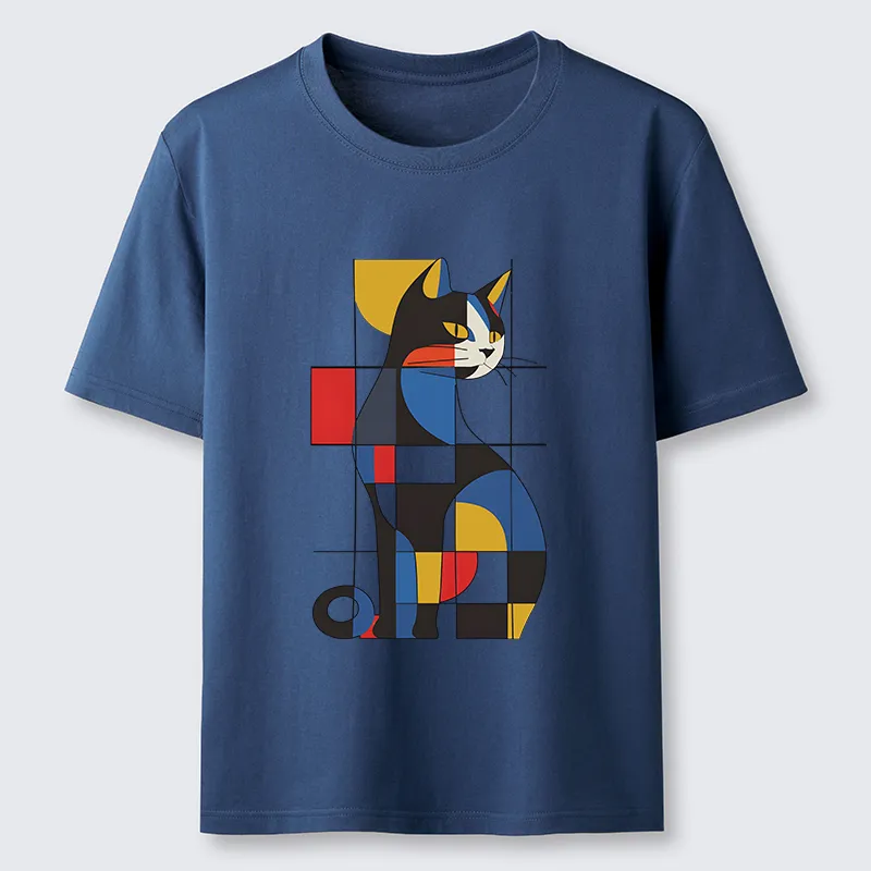 Tokyo-Tiger Mondrian Cat Classic T-Shirt