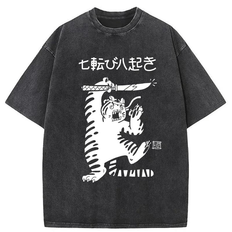 Tokyo-Tiger Rockbell Automail Japanese Washed T-Shirt Sale