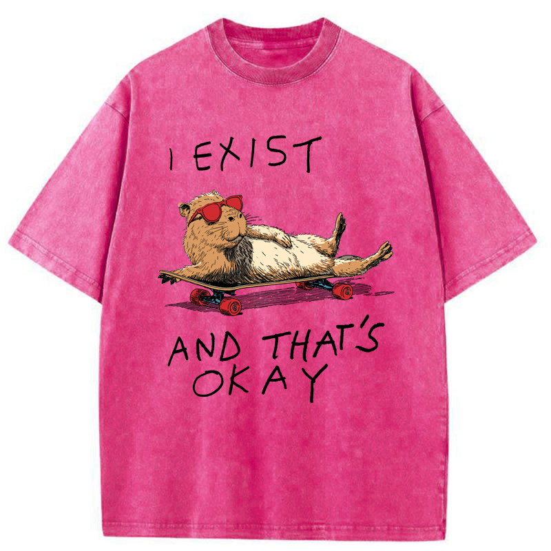 Tokyo-Tiger Existentially Chill Washed T-Shirt